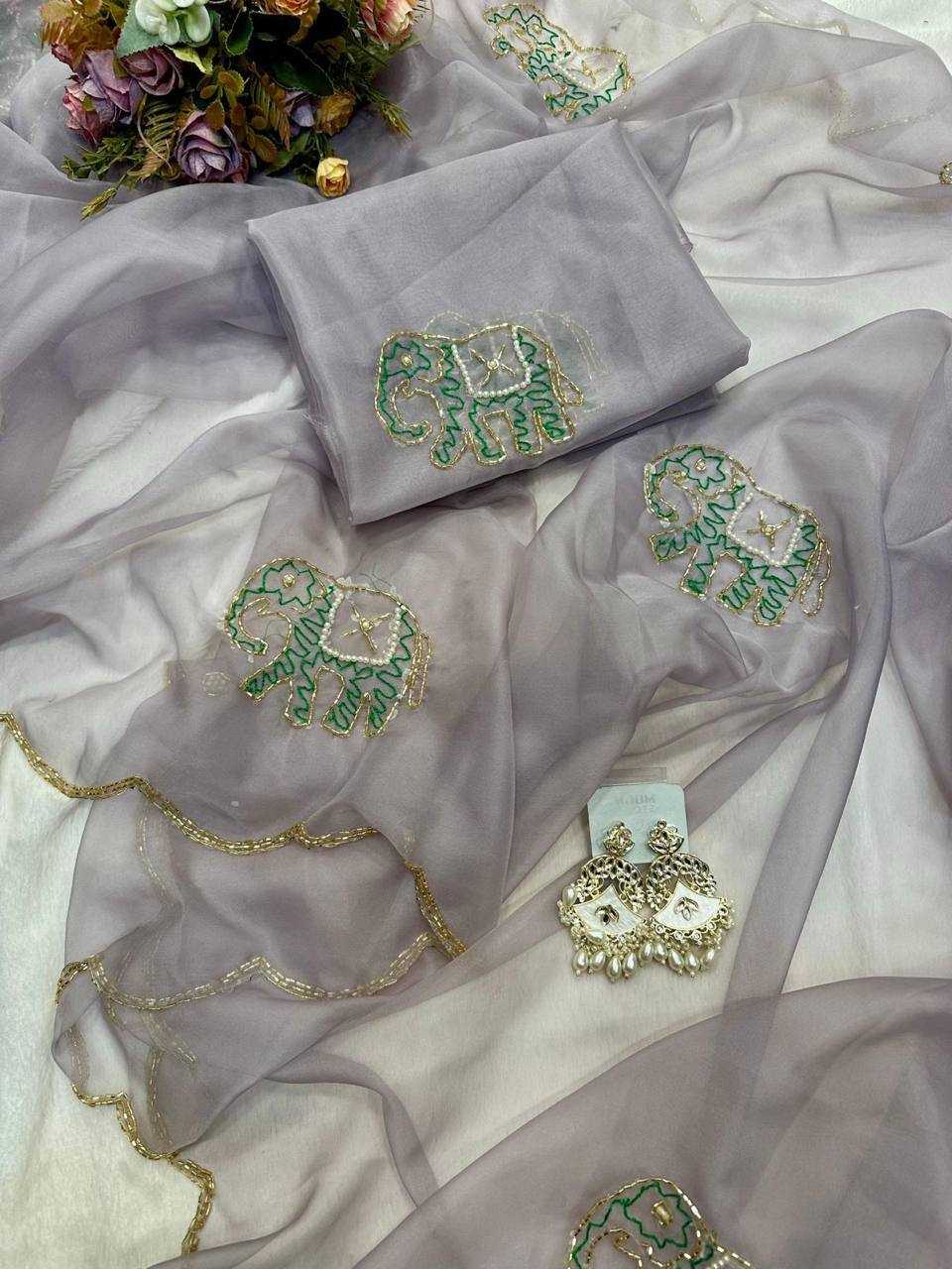 Ynf Organza Silk KESH509 126 Sarees Wholesale Designer Sarees Fancy Sarees Ladies Sarees Manufacturer