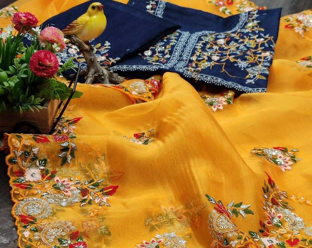 Ynf Organza Silk RIN134 084 Silk Sarees Wedding Collections Festive Collections Wholesale Soft Silk Sarees Designer Silk Sarees Haldi Outfits Manufacturer