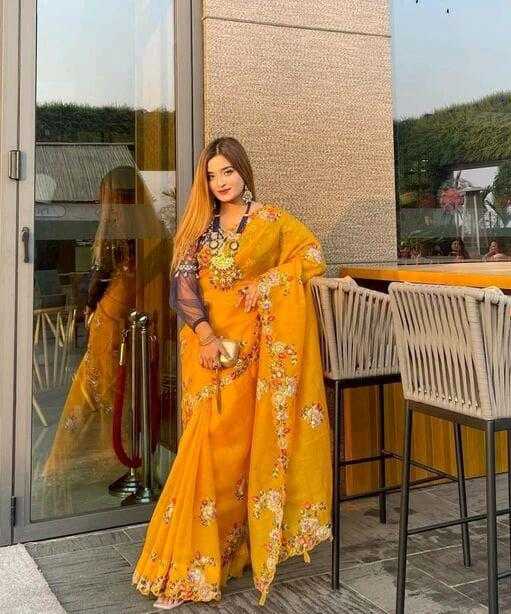Ynf Organza Silk RIN134 084 Silk Sarees Wedding Collections Festive Collections Wholesale Soft Silk Sarees Designer Silk Sarees Haldi Outfits Manufacturer