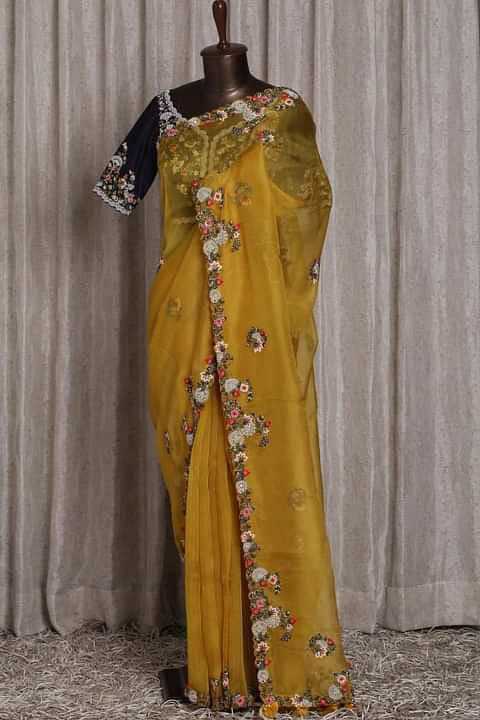 Ynf Organza Silk RIN134 084 Silk Sarees Wedding Collections Festive Collections Wholesale Soft Silk Sarees Designer Silk Sarees Haldi Outfits Manufacturer