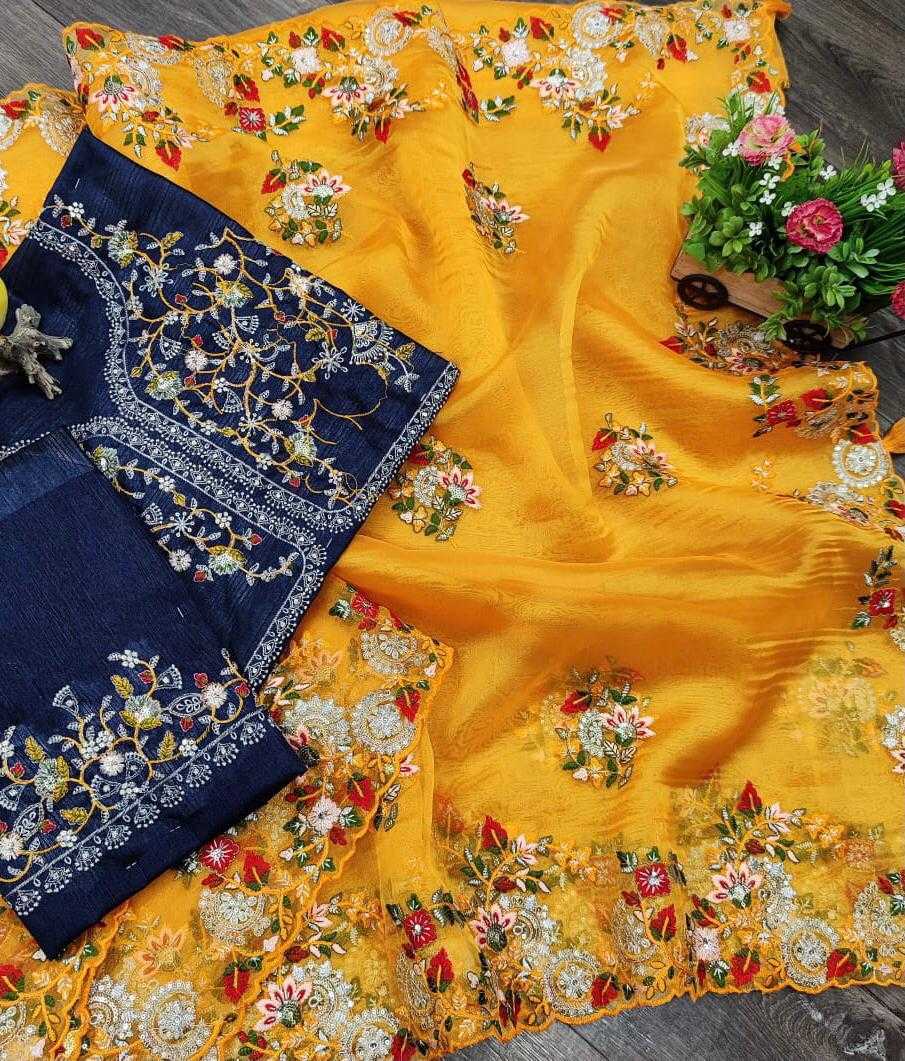 Ynf Organza Silk RIN134 084 Silk Sarees Wedding Collections Festive Collections Wholesale Soft Silk Sarees Designer Silk Sarees Haldi Outfits Manufacturer