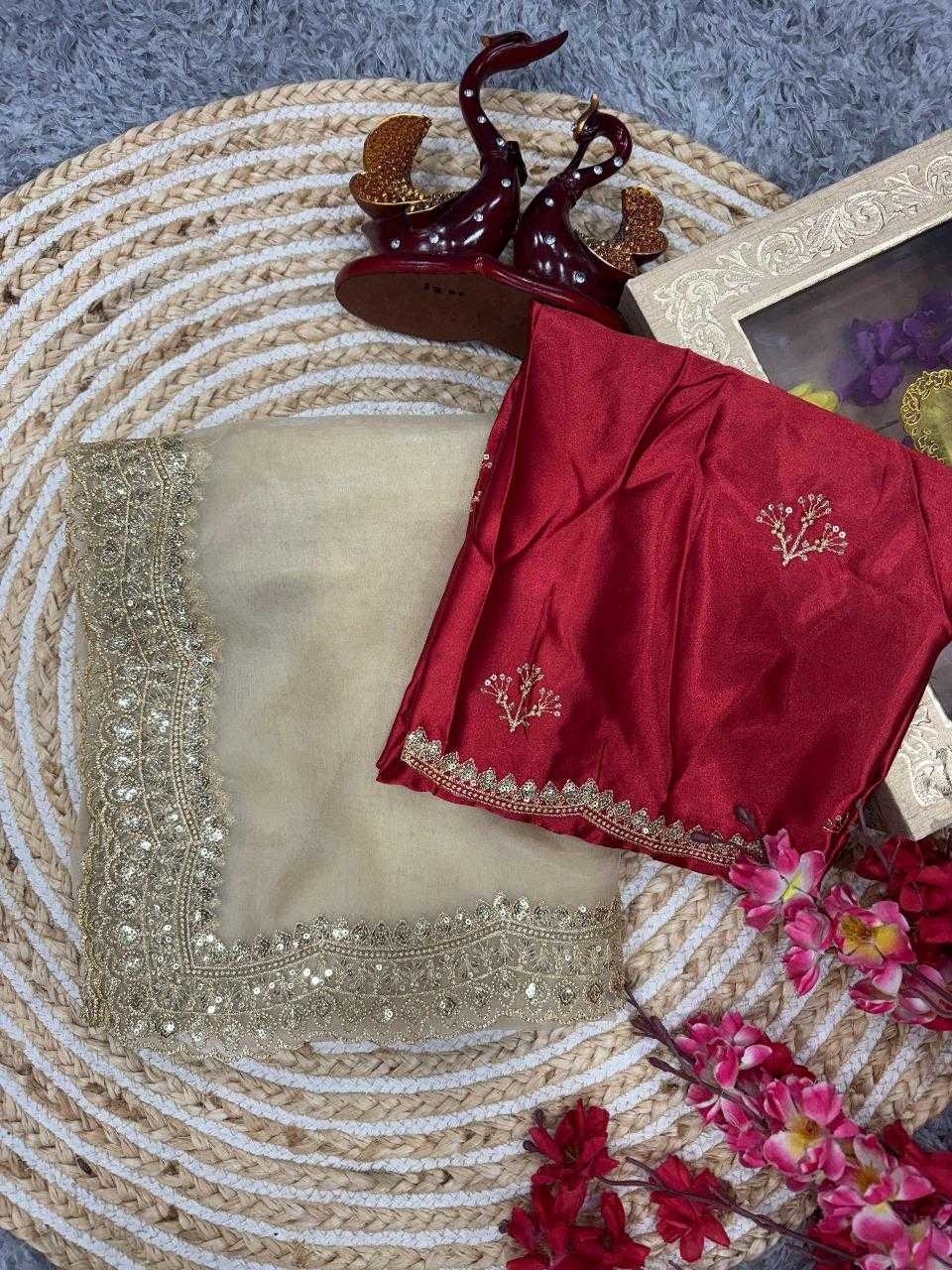 Ynf Organza Silk RIN134 AARVI Silk Sarees Wedding Collections Festive Collections Wholesale Soft Silk Sarees Designer Silk Sarees Embroidered Silk Sarees Manufacturer