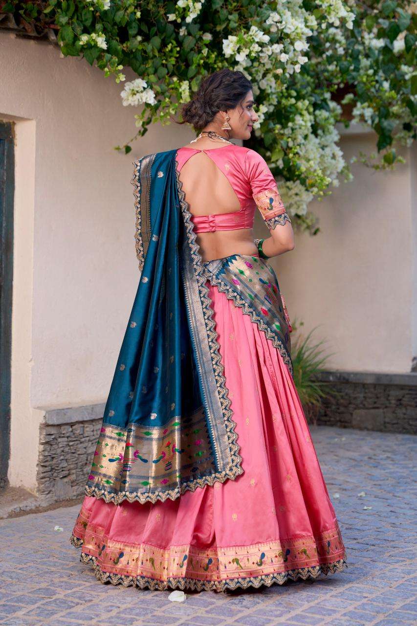 Ynf Paithani Silk KESH134 SRIVIDYA Lehengas Wholesale Traditional Lehenga Silk Lehenga Paithani Lehenga Manufacturer