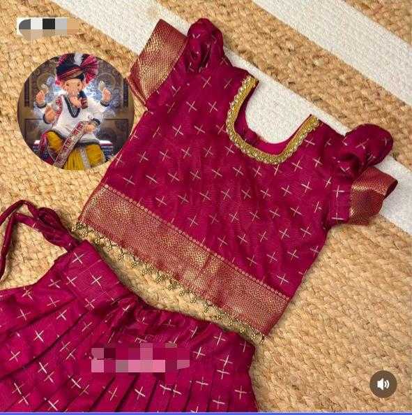 Ynf Paithani Silk KESH493 324 Kids Wear Wholesale Kids Lehenga Kids Lehenga Choli Baby Girl Lehenga Manufacturer