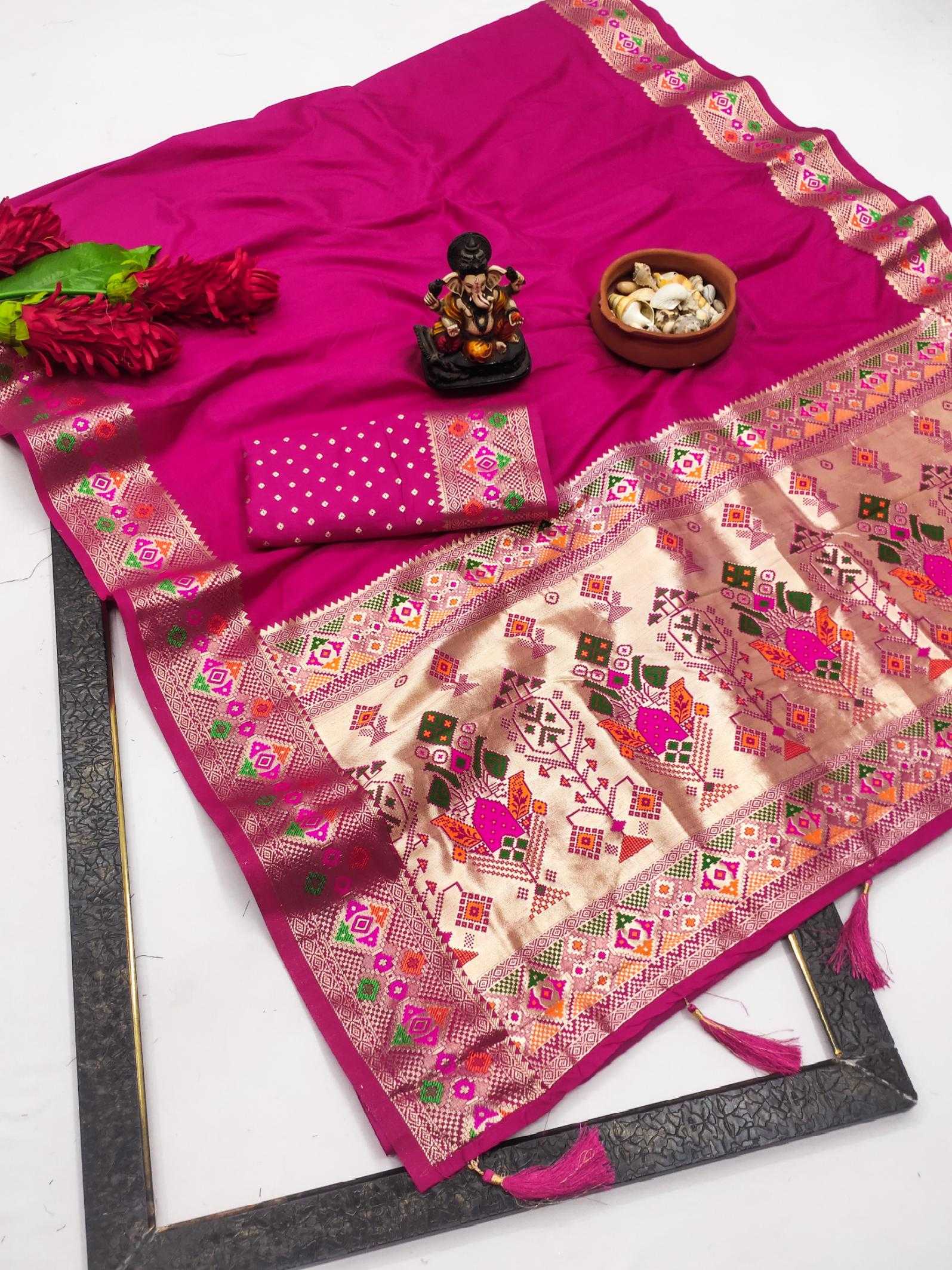 Ynf Paithani Silk RIN183 MANAKI Silk Sarees Wholesale Paithani Sarees Designer Silk Sarees Fancy Silk Sarees Manufacturer