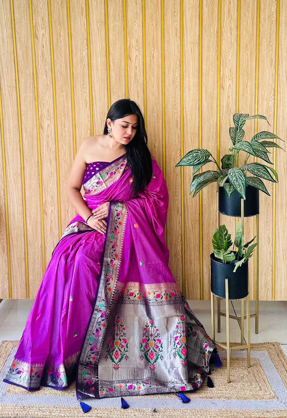 Ynf Paithani Silk RIN183 SHABRI Silk Sarees Wedding Collections Wholesale Paithani Sarees Soft Silk Sarees Designer Silk Sarees Manufacturer