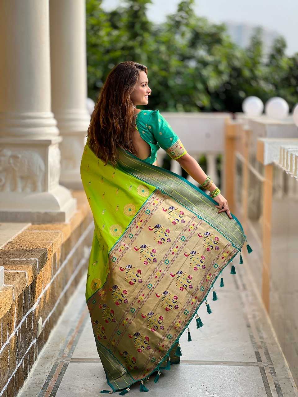 Ynf Paithani Silk RIN197 2983 Sarees Wholesale Designer Sarees Bridal Sarees Silk Sarees Manufacturer