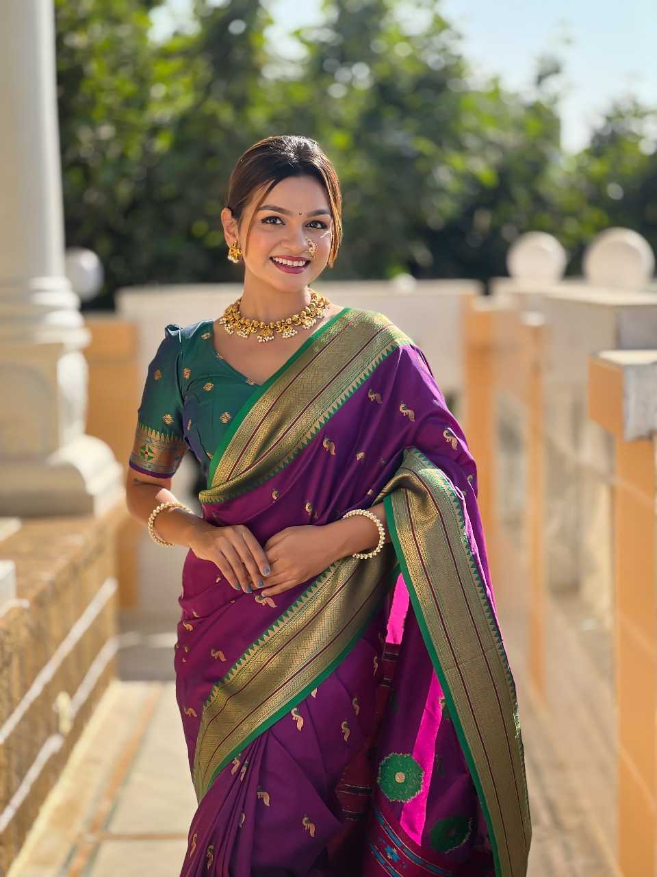 Ynf Paithani Silk RIN197 2983 Sarees Wholesale Designer Sarees Bridal Sarees Silk Sarees Manufacturer