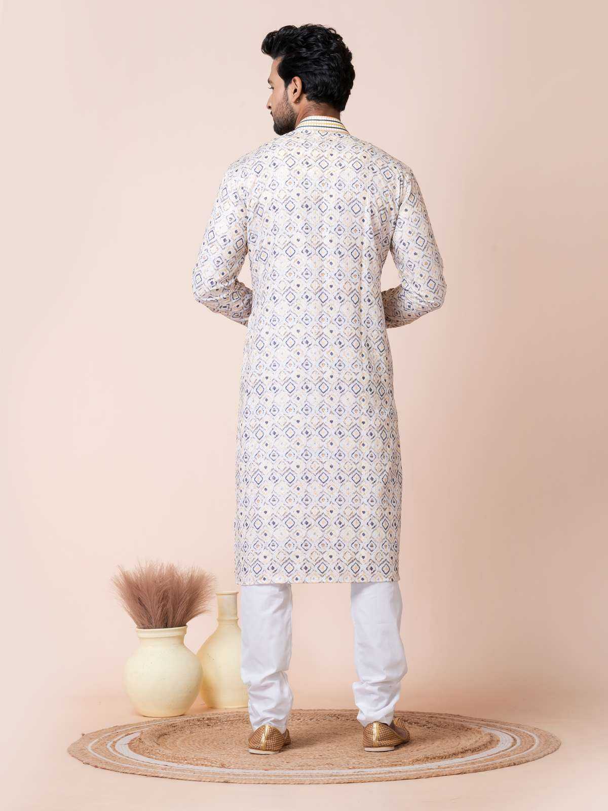 Ynf Poly Cotton RIN223 3473A Mens Wear Wholesale Mens Kurtas Mens Kurta Pyjama Men Wedding kurta Manufacturer