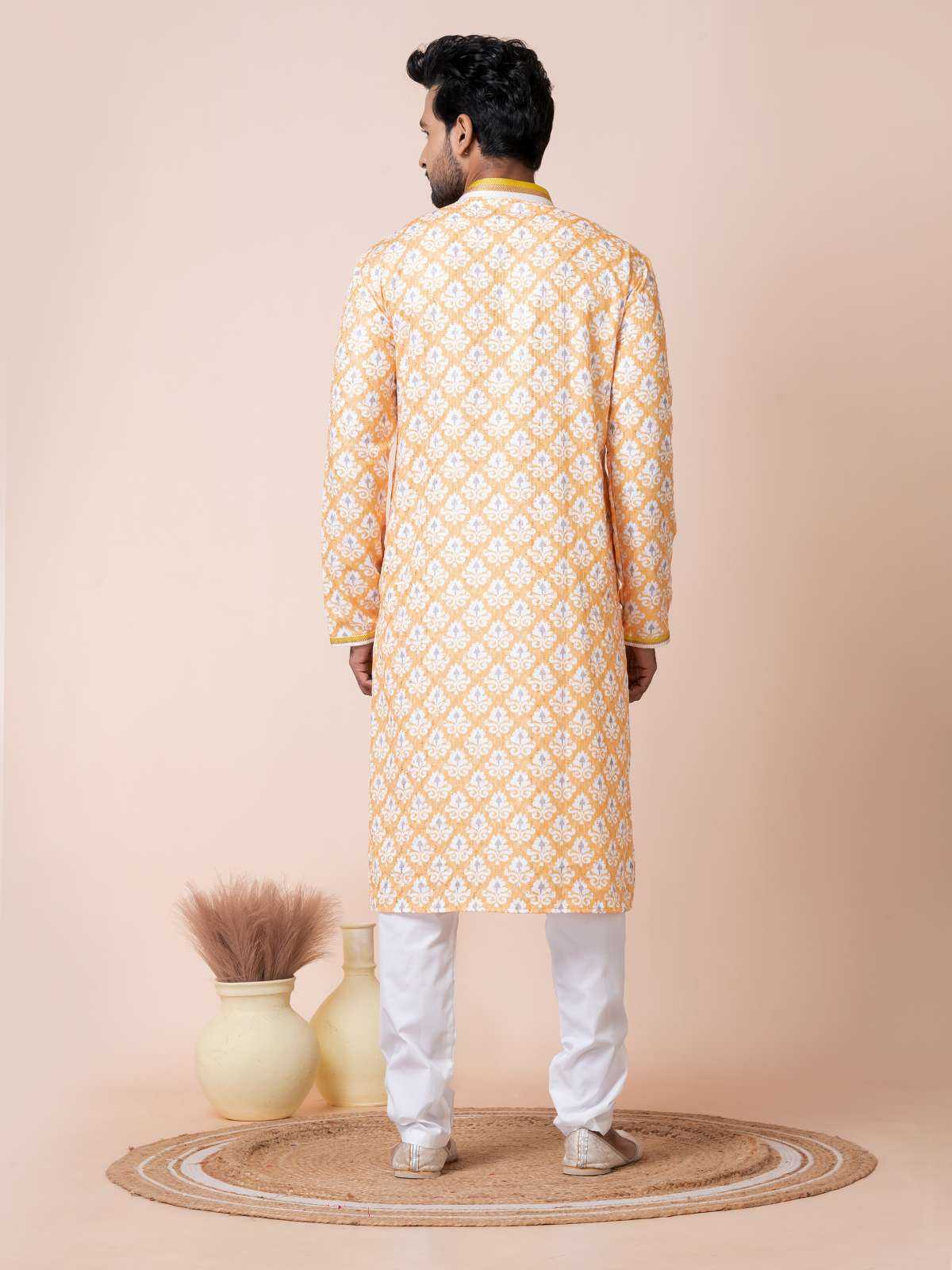Ynf Poly Cotton RIN223 3478B Mens Wear Wholesale Mens Kurtas Mens Kurta Pyjama Men Wedding kurta Manufacturer