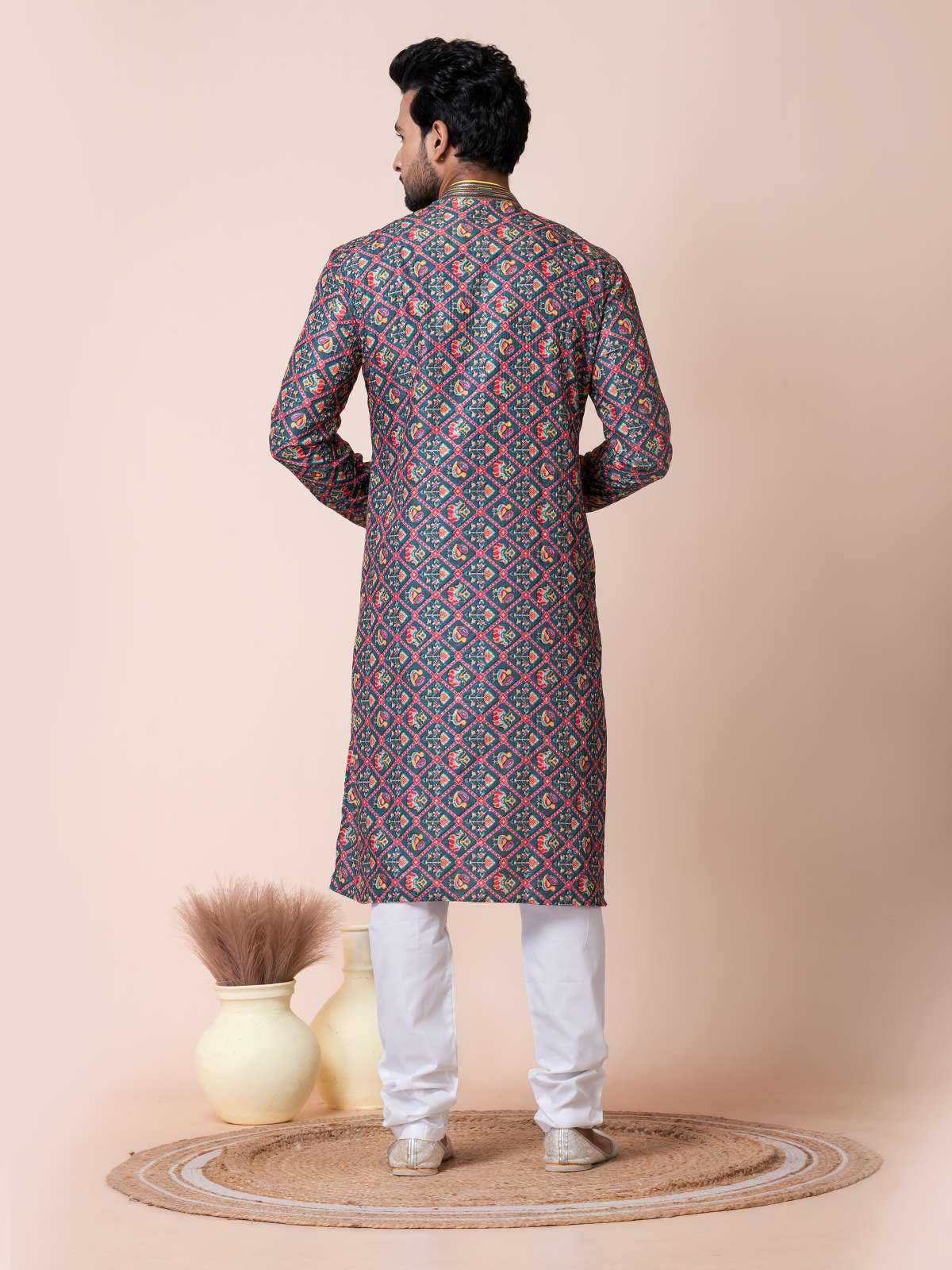 Ynf Poly Cotton RIN223 3479B Mens Wear Wholesale Mens Kurtas Mens Kurta Pyjama Men Wedding kurta Manufacturer