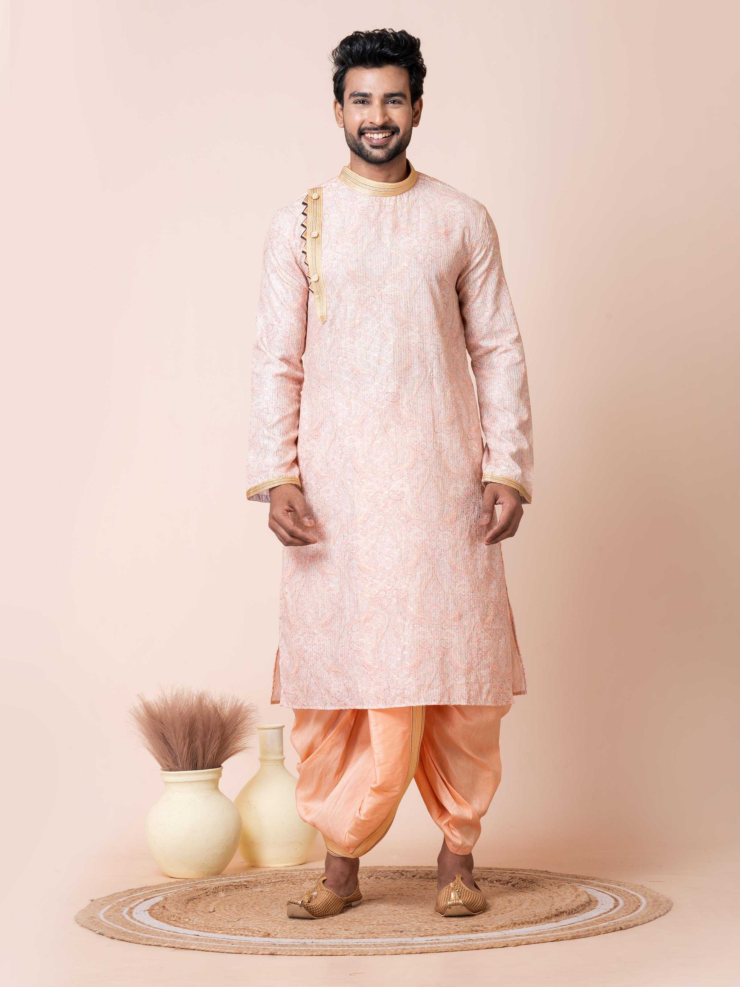 Ynf Poly Cotton RIN223 3493B Mens Wear Wholesale Mens Kurtas Mens Kurta Pyjama Men Wedding kurta Manufacturer