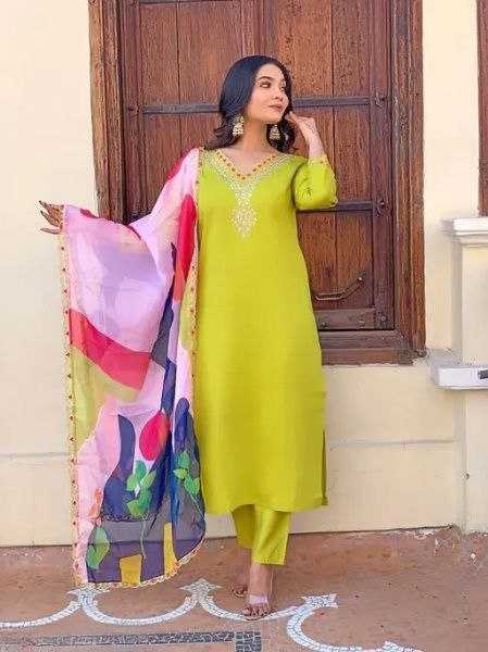 Ynf Premium Roman Silk KESH517 1102 Suits & Dresses Wholesale Designer dresses Handwork Suits Manufacturer
