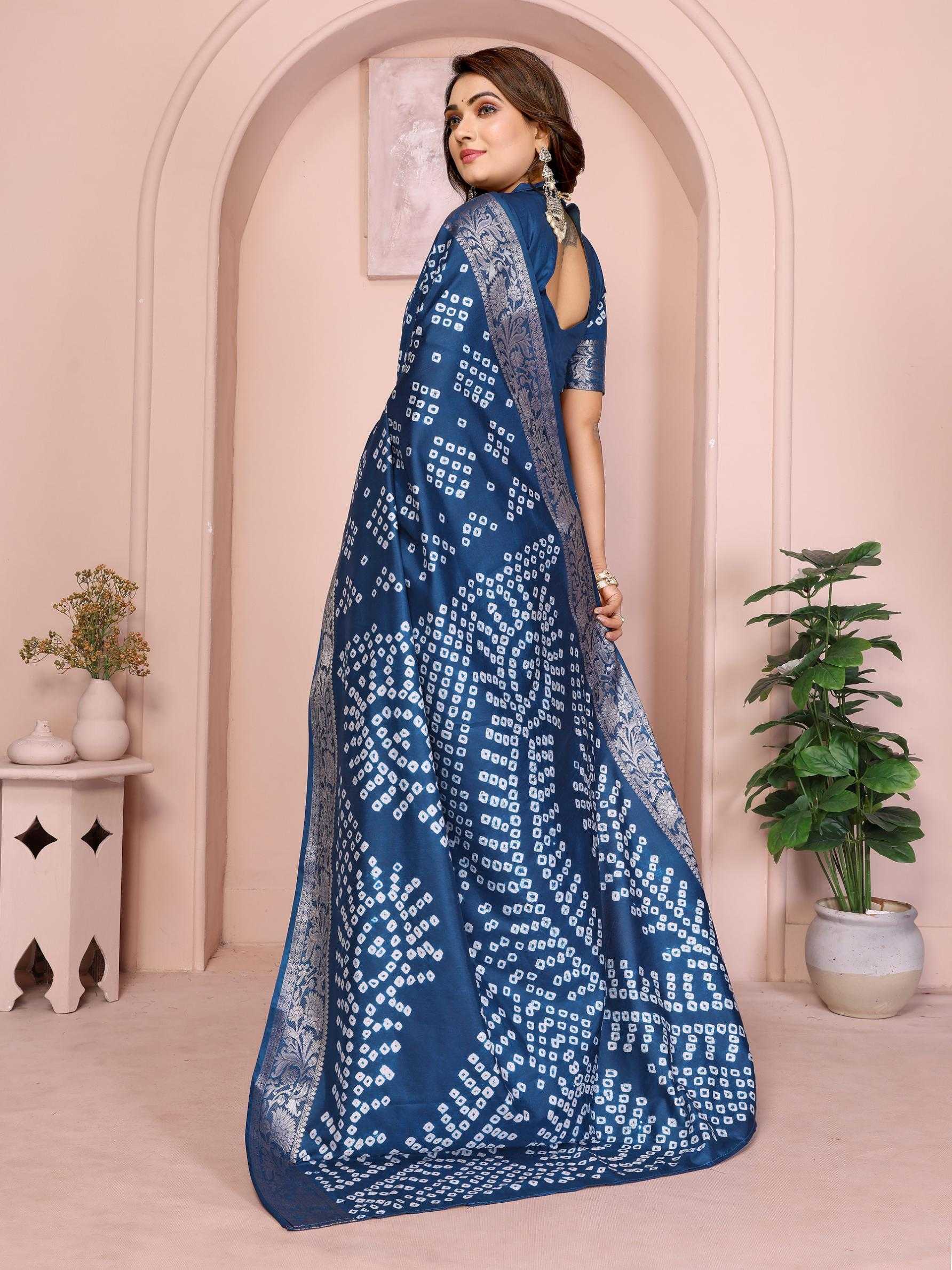 Ynf Pure Bandhej RIN183 MORPANKH Silk Sarees Wholesale Soft Silk Sarees Designer Silk Sarees Fancy Silk Sarees Manufacturer