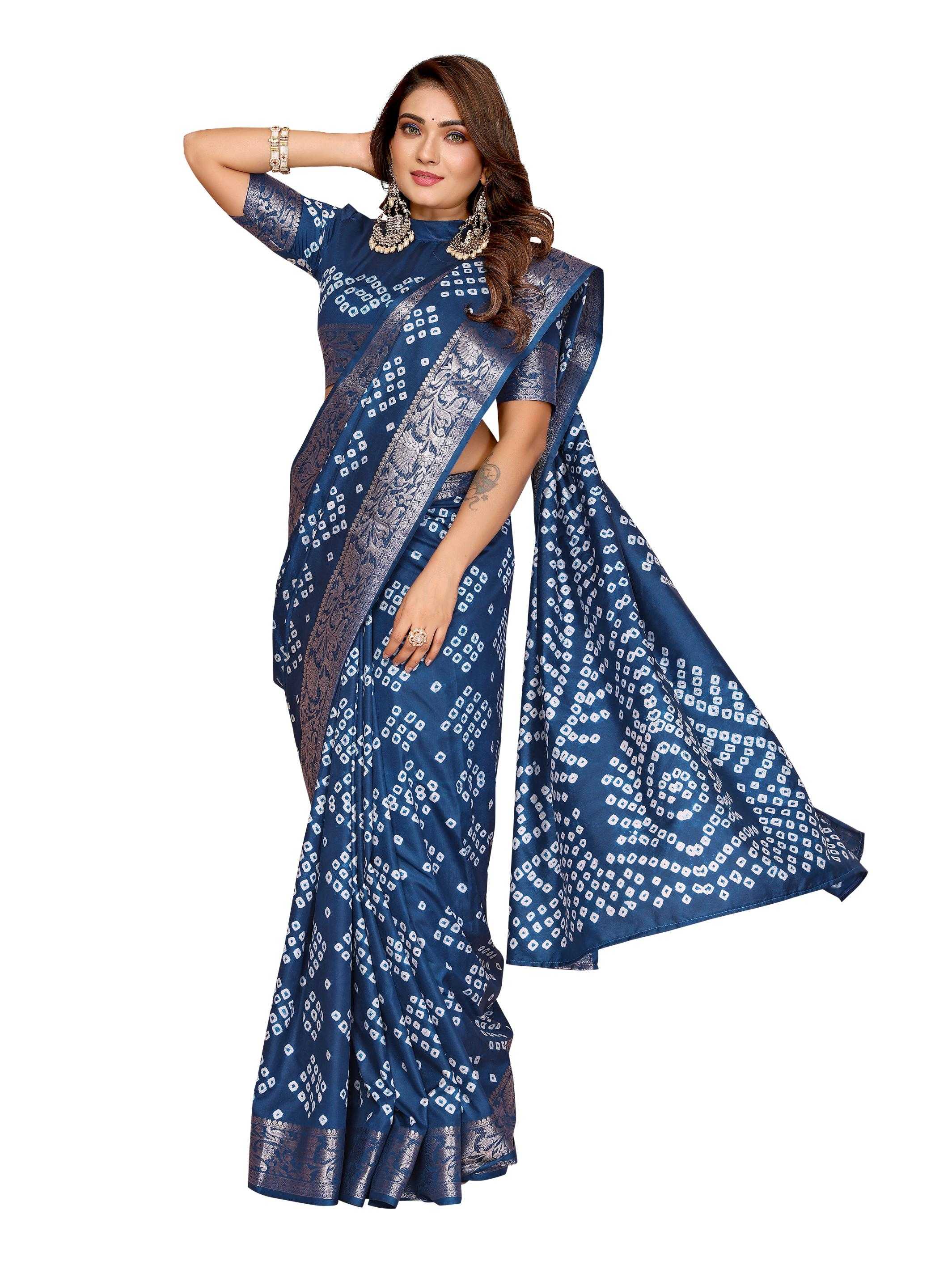 Ynf Pure Bandhej RIN183 MORPANKH Silk Sarees Wholesale Soft Silk Sarees Designer Silk Sarees Fancy Silk Sarees Manufacturer