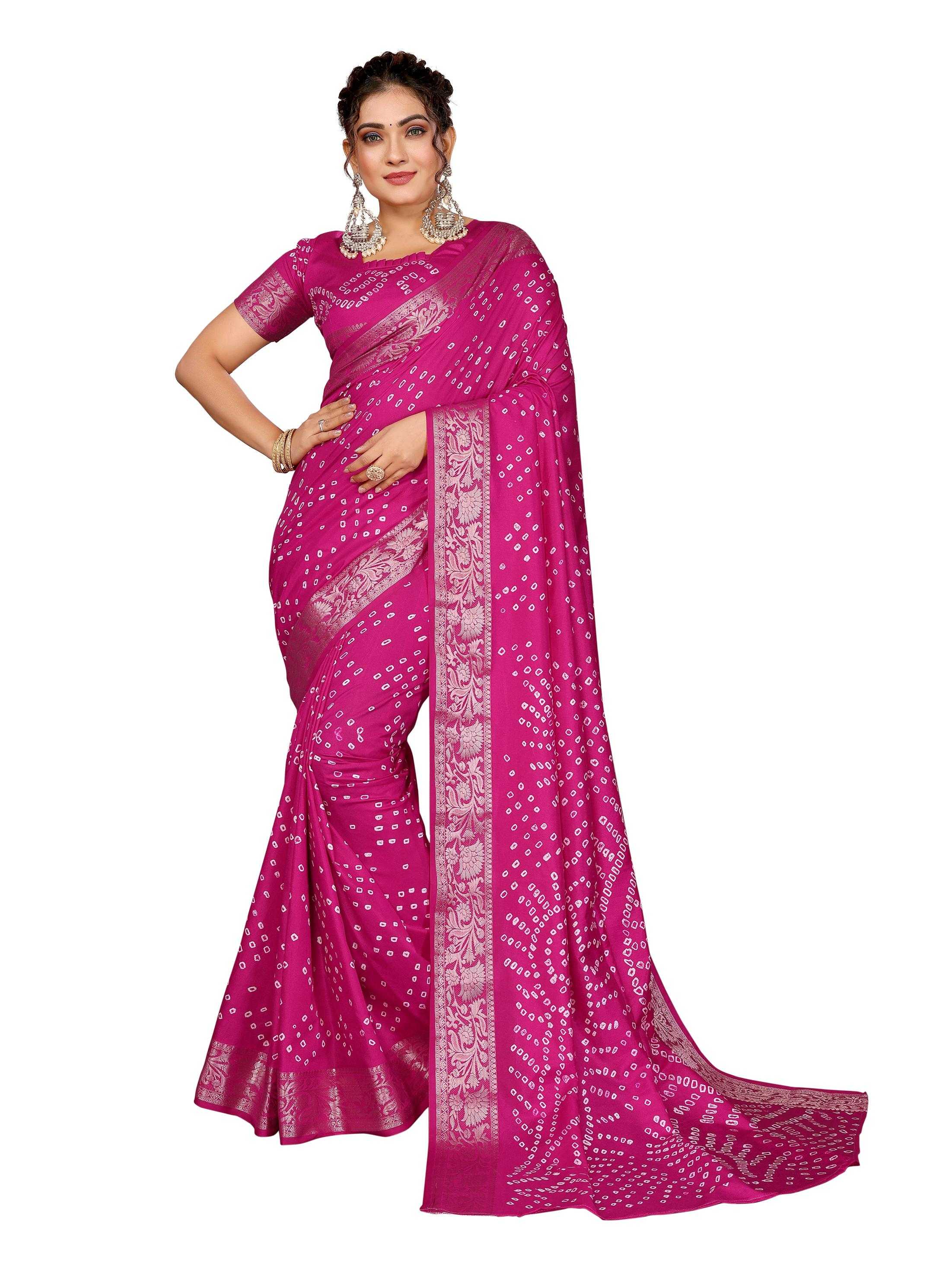 Ynf Pure Bandhej RIN183 MORPANKH Silk Sarees Wholesale Soft Silk Sarees Designer Silk Sarees Fancy Silk Sarees Manufacturer