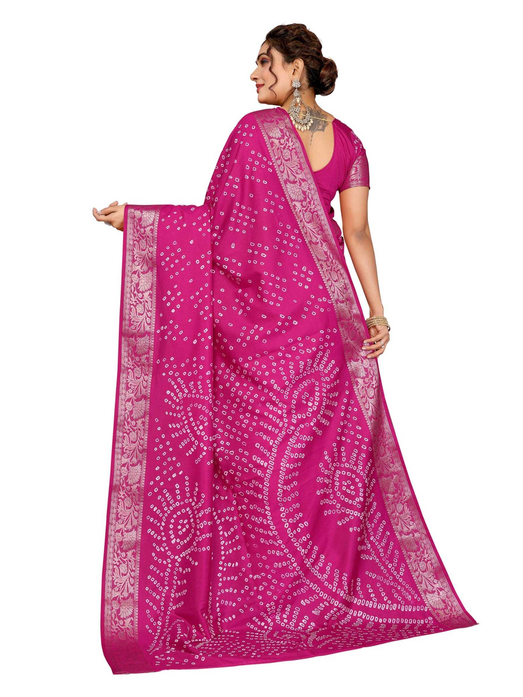 Ynf Pure Bandhej RIN183 MORPANKH Silk Sarees Wholesale Soft Silk Sarees Designer Silk Sarees Fancy Silk Sarees Manufacturer