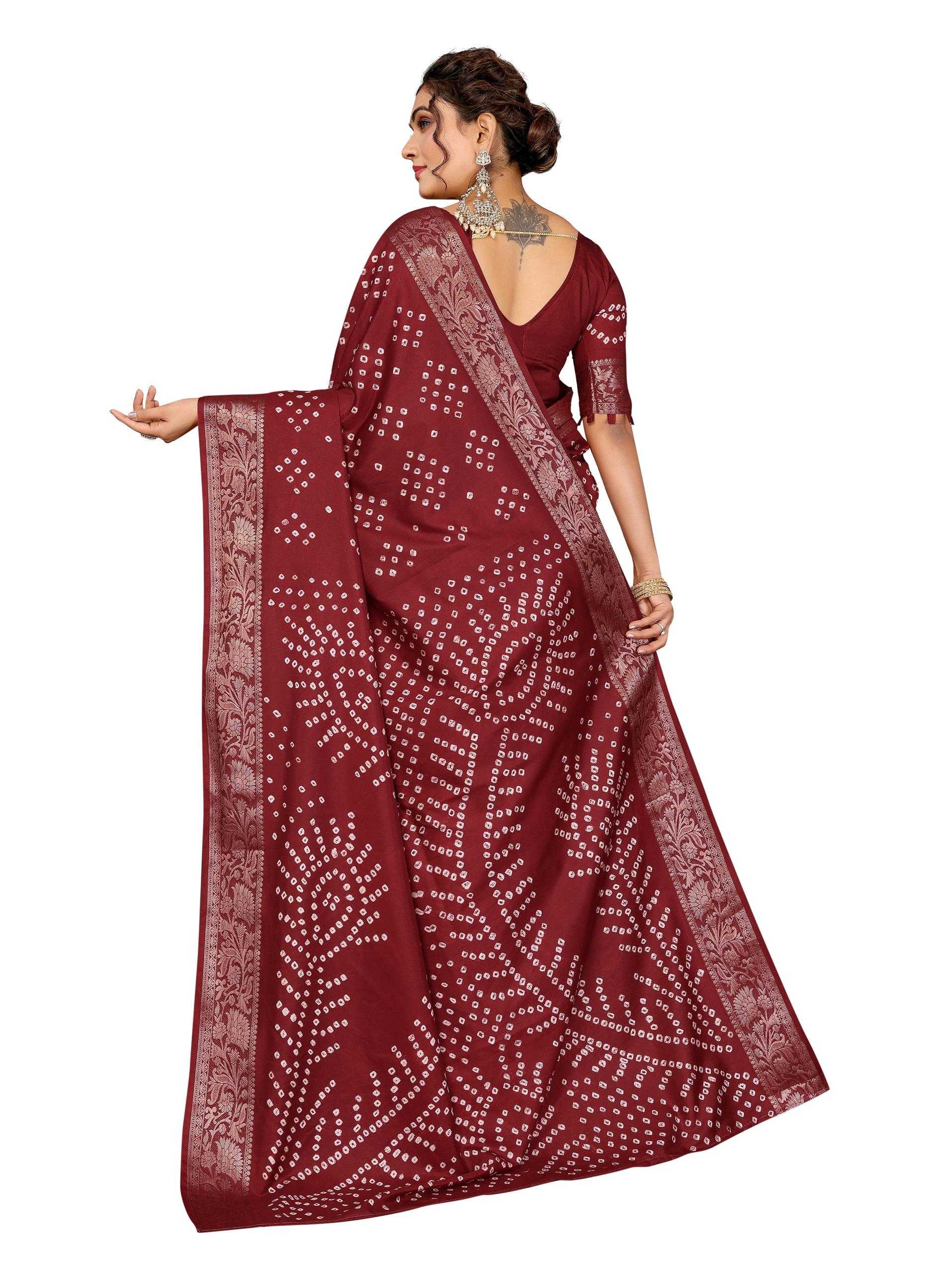 Ynf Pure Bandhej RIN183 MORPANKH Silk Sarees Wholesale Soft Silk Sarees Designer Silk Sarees Fancy Silk Sarees Manufacturer