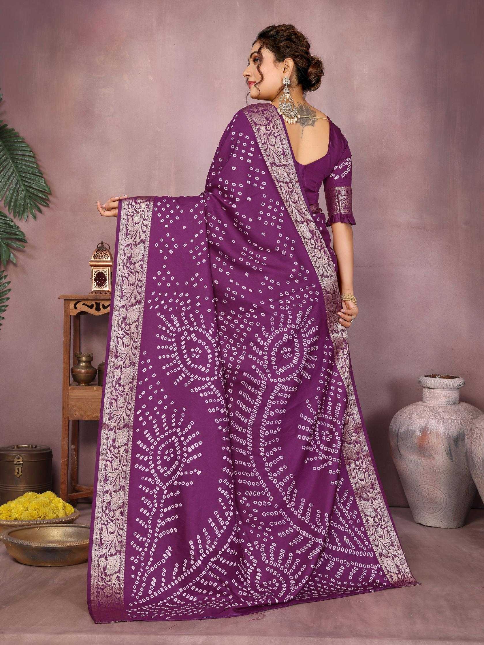 Ynf Pure Bandhej RIN183 MORPANKH Silk Sarees Wholesale Soft Silk Sarees Designer Silk Sarees Fancy Silk Sarees Manufacturer
