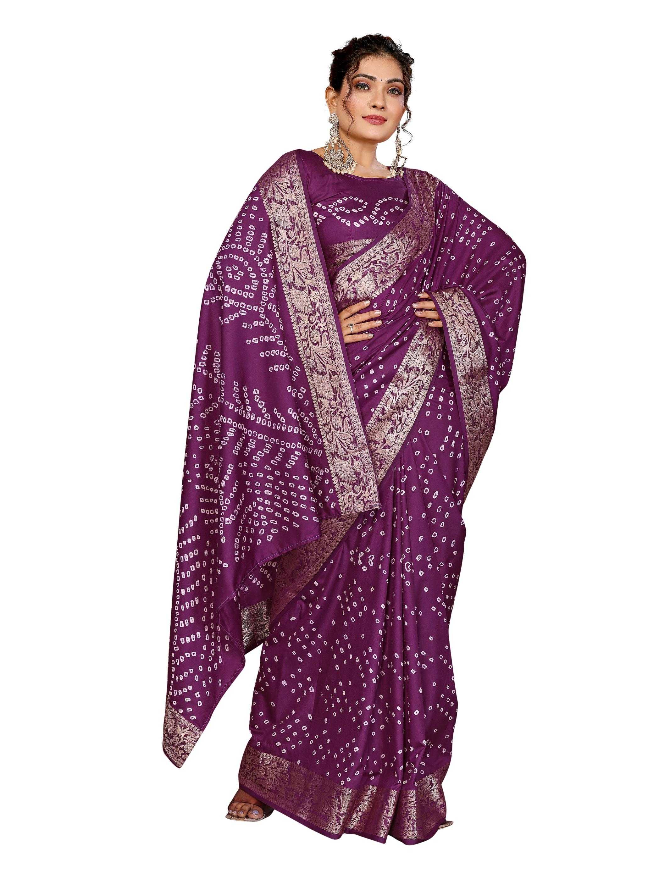 Ynf Pure Bandhej RIN183 MORPANKH Silk Sarees Wholesale Soft Silk Sarees Designer Silk Sarees Fancy Silk Sarees Manufacturer