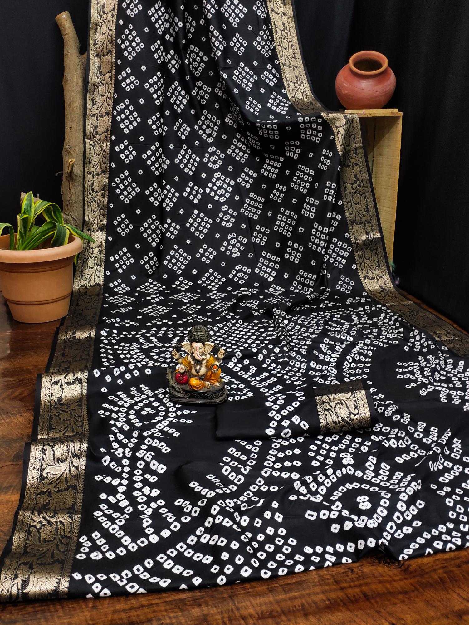 Ynf Pure Bandhej RIN183 MORPANKH Silk Sarees Wholesale Soft Silk Sarees Designer Silk Sarees Fancy Silk Sarees Manufacturer
