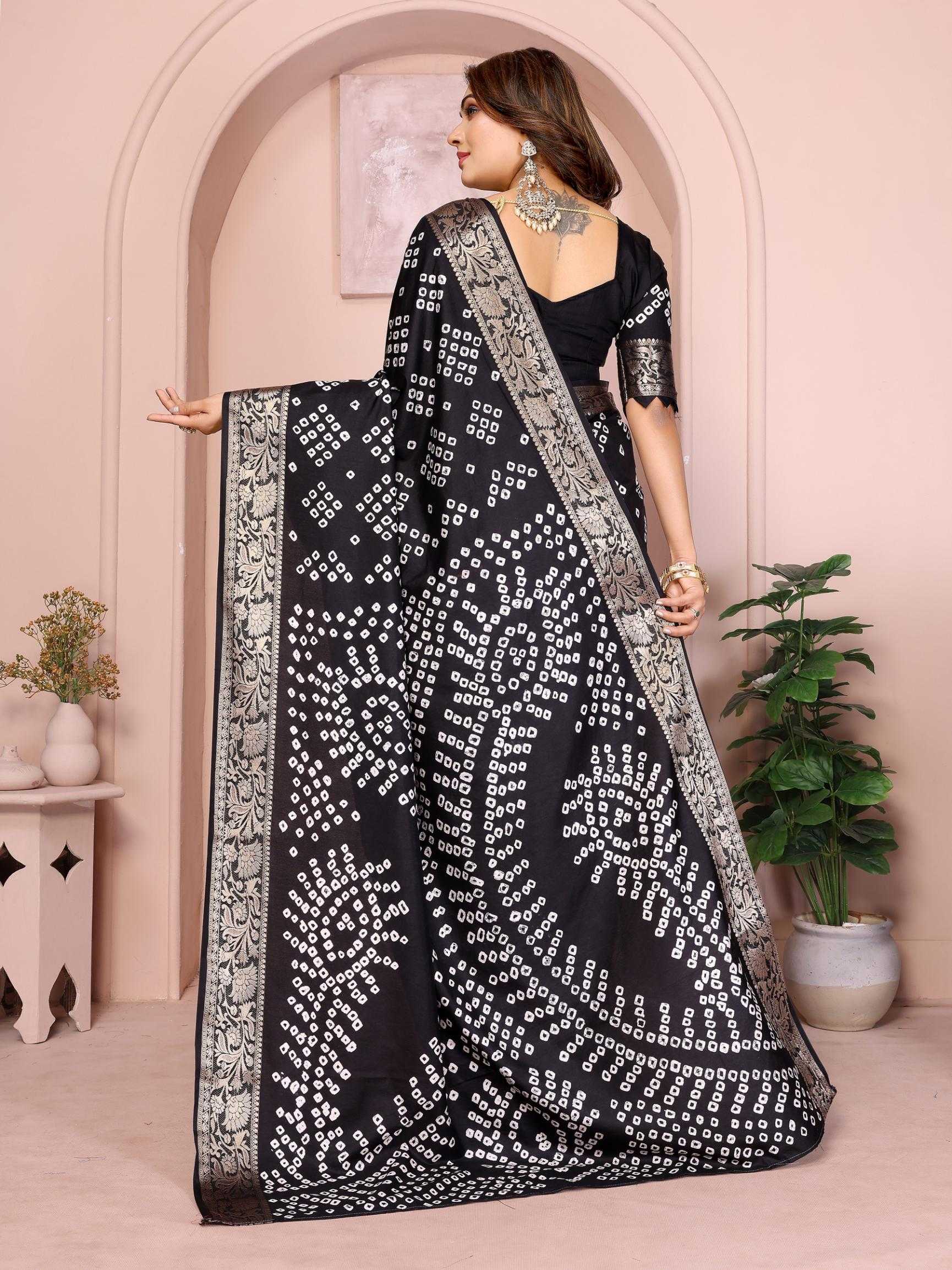 Ynf Pure Bandhej RIN183 MORPANKH Silk Sarees Wholesale Soft Silk Sarees Designer Silk Sarees Fancy Silk Sarees Manufacturer