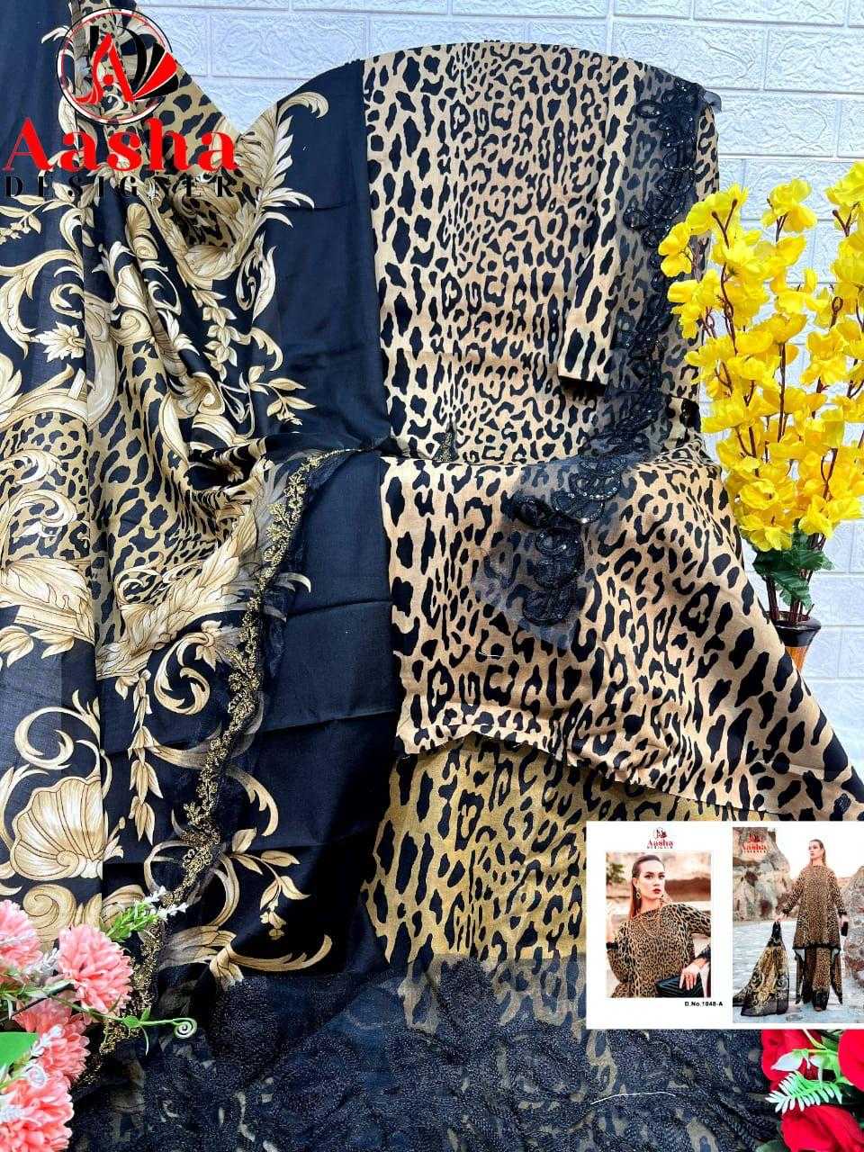 Ynf Pure Cotton KESH444 AASHA DESIGNER 1018 Suits & Dresses Islamic Clothing Festive Collections Wholesale Pakistani Suits Printed Suits Cotton Suits Manufacturer