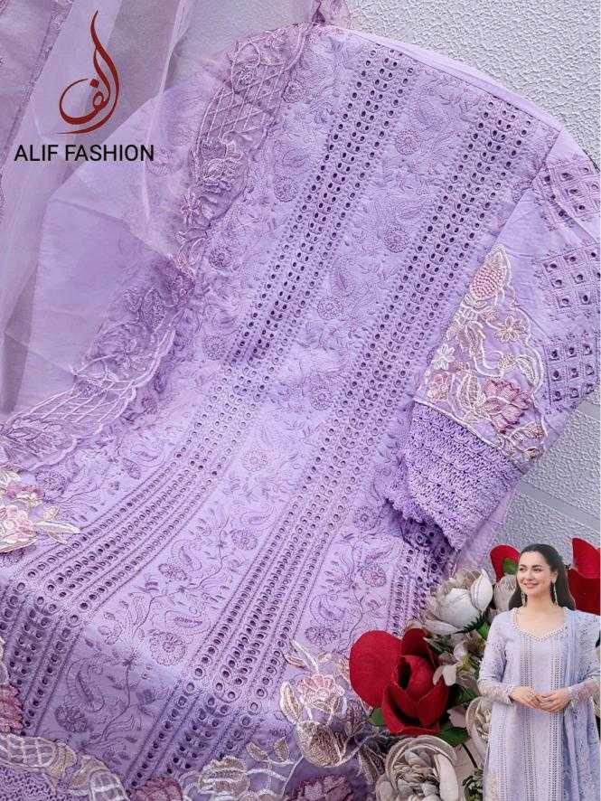 Ynf Pure Cotton KESH444 ALIF FASHION-A184 Suits & Dresses Wedding Collections Festive Collections Wholesale Embroidery Suits Cotton Suits Handloom Suits Manufacturer