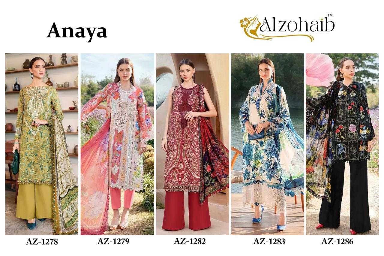 Ynf Pure Cotton KESH444 AZ-1278 Suits & Dresses Wholesale Printed Suits Embroidery Suits Cotton Suits Manufacturer