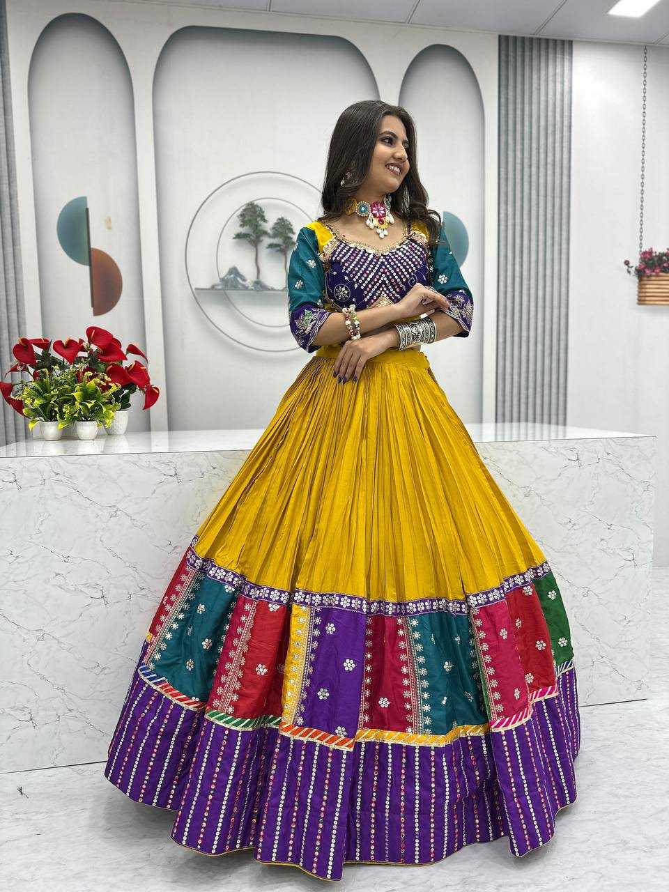 Ynf Pure Cotton KESH497 254 Lehengas Wedding Collections Festive Collections Wholesale Embroidered Lehenga Designer Lehenga Choli Navratri Chaniya Choli Manufacturer