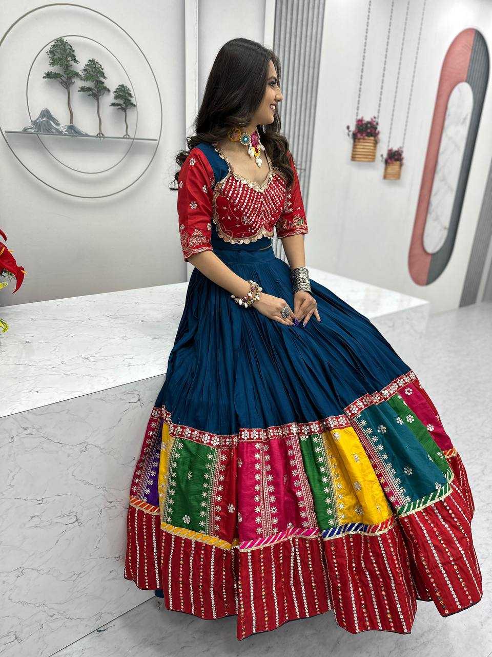 Ynf Pure Cotton KESH497 254 Lehengas Wedding Collections Festive Collections Wholesale Embroidered Lehenga Designer Lehenga Choli Navratri Chaniya Choli Manufacturer