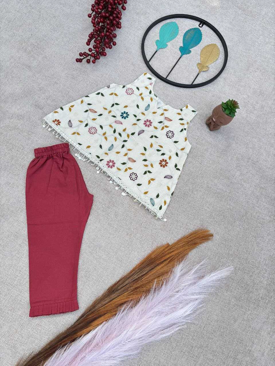 Ynf Pure Cotton RIN107 379 Kids Wear Wedding Collections Festive Collections Wholesale Kids Frocks Girls Cotton Frocks Kids Festive Wear Manufacturer