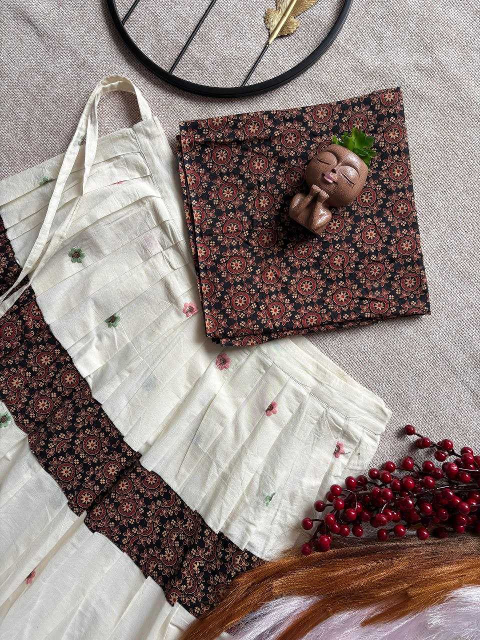 Ynf Pure Cotton RIN107 382 Kids Wear Wedding Collections Festive Collections Wholesale Kids Lehenga Embroidered Frock Girls Cotton Frocks Manufacturer