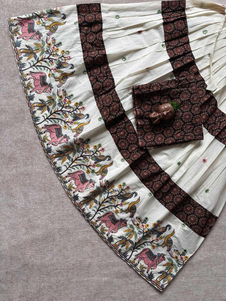 Ynf Pure Cotton RIN107 382 Kids Wear Wedding Collections Festive Collections Wholesale Kids Lehenga Embroidered Frock Girls Cotton Frocks Manufacturer