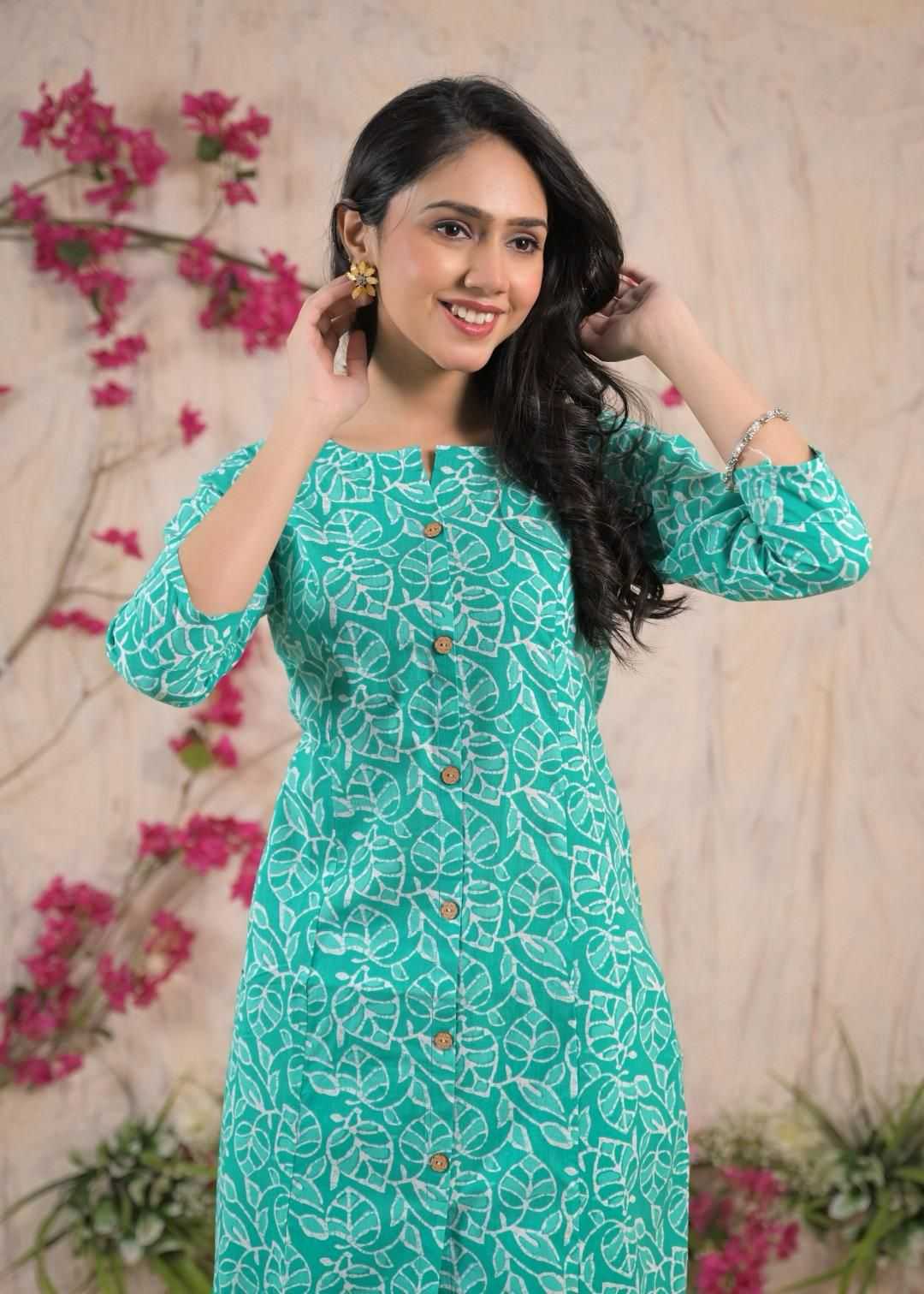 Ynf Pure Cotton RIN190 326 Setwise Collections Wholesale Kurtis Catalogs Manufacturer