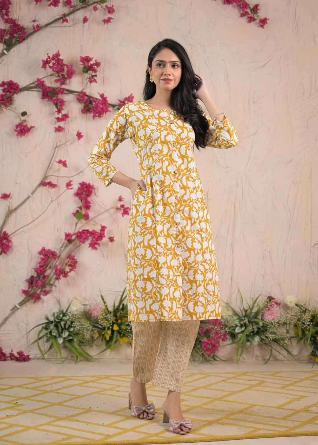 Ynf Pure Cotton RIN190 326 Setwise Collections Wholesale Kurtis Catalogs Manufacturer