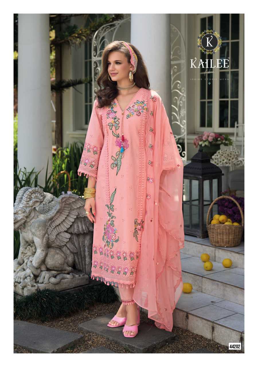Ynf Pure Cotton RIN190 KAILEE FASHION SAFARANAMA VOL-6 Setwise Collections Wholesale Kurtis Catalogs Manufacturer
