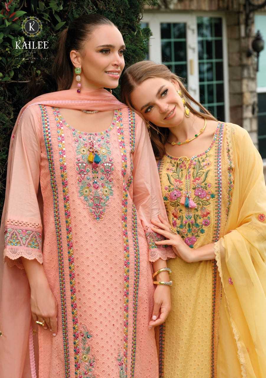 Ynf Pure Cotton RIN190 KAILEE-GULZAR Setwise Collections Wholesale Dresses & Suits Catalogs Manufacturer