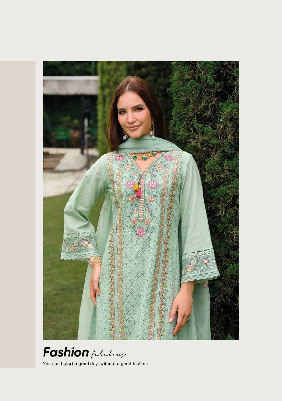 Ynf Pure Cotton RIN190 KAILEE-GULZAR Setwise Collections Wholesale Dresses & Suits Catalogs Manufacturer