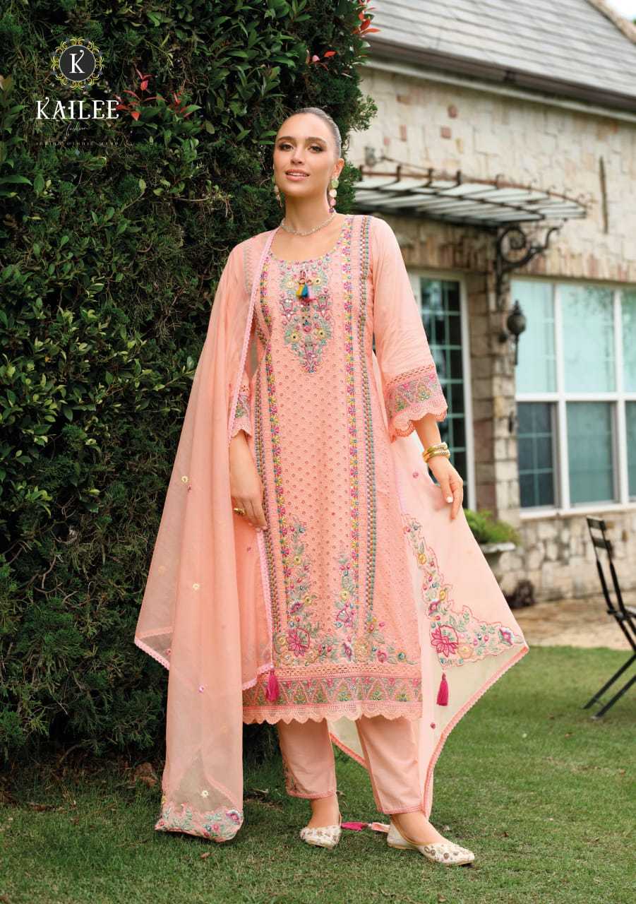 Ynf Pure Cotton RIN190 KAILEE-GULZAR Setwise Collections Wholesale Dresses & Suits Catalogs Manufacturer