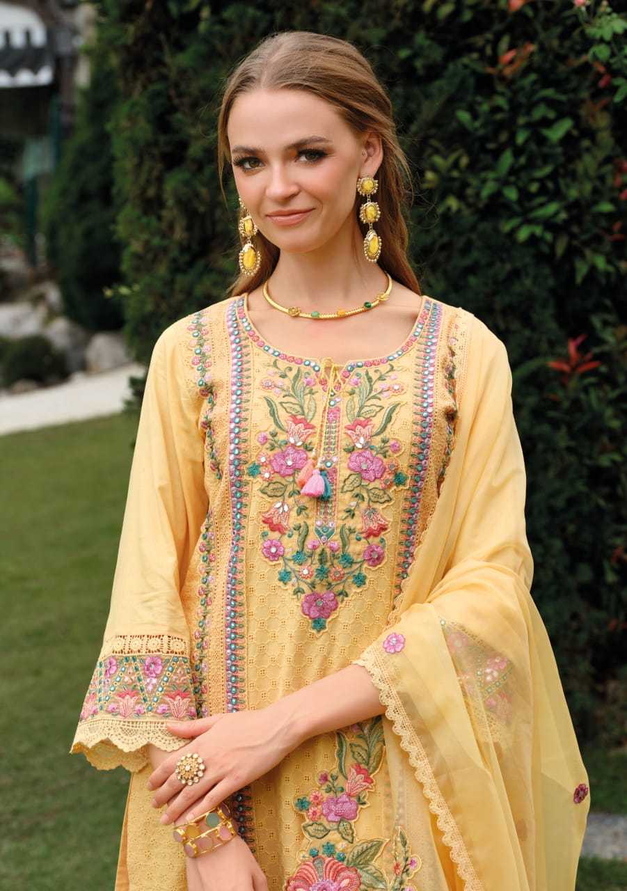 Ynf Pure Cotton RIN190 KAILEE-GULZAR Setwise Collections Wholesale Dresses & Suits Catalogs Manufacturer