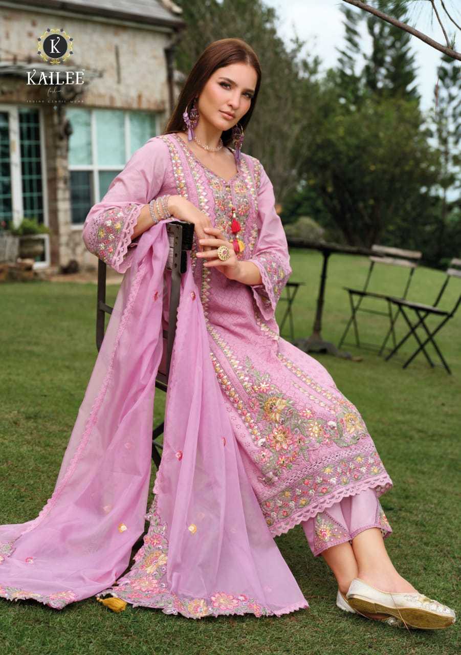 Ynf Pure Cotton RIN190 KAILEE-GULZAR Setwise Collections Wholesale Dresses & Suits Catalogs Manufacturer
