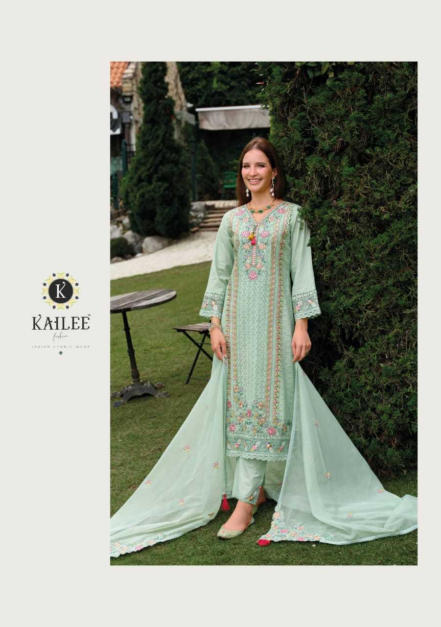 Ynf Pure Cotton RIN190 KAILEE-GULZAR Setwise Collections Wholesale Dresses & Suits Catalogs Manufacturer