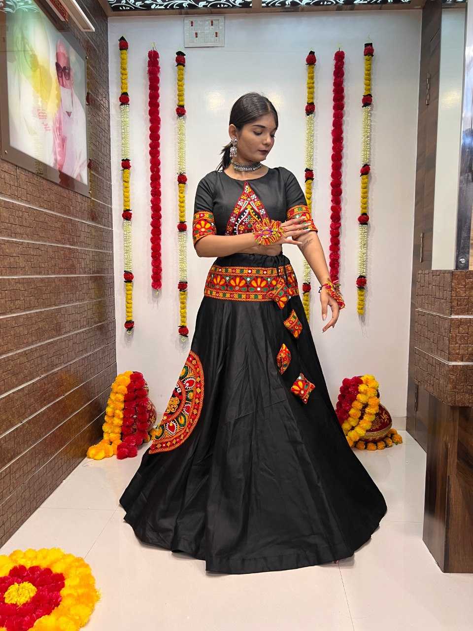 Ynf Pure Cotton RIN227 7049 Lehengas Festive Collections Wholesale Fancy Lehenga Traditional Lehenga Navratri Chaniya Choli Manufacturer