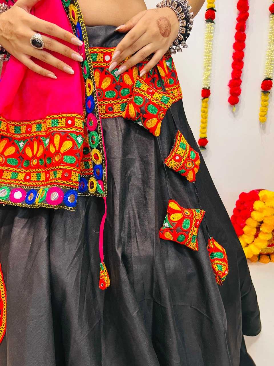 Ynf Pure Cotton RIN227 7049 Lehengas Festive Collections Wholesale Fancy Lehenga Traditional Lehenga Navratri Chaniya Choli Manufacturer