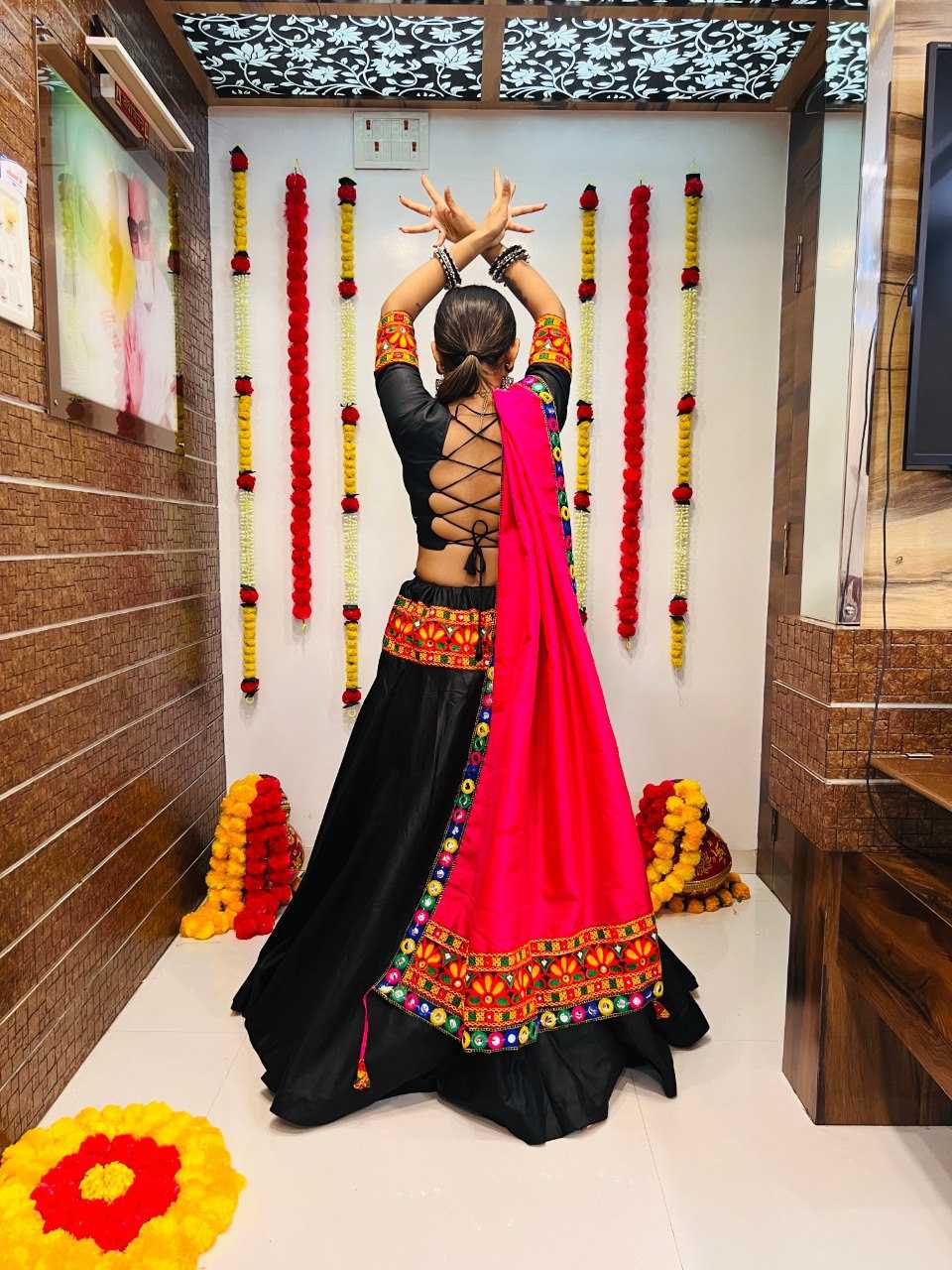 Ynf Pure Cotton RIN227 7049 Lehengas Festive Collections Wholesale Fancy Lehenga Traditional Lehenga Navratri Chaniya Choli Manufacturer