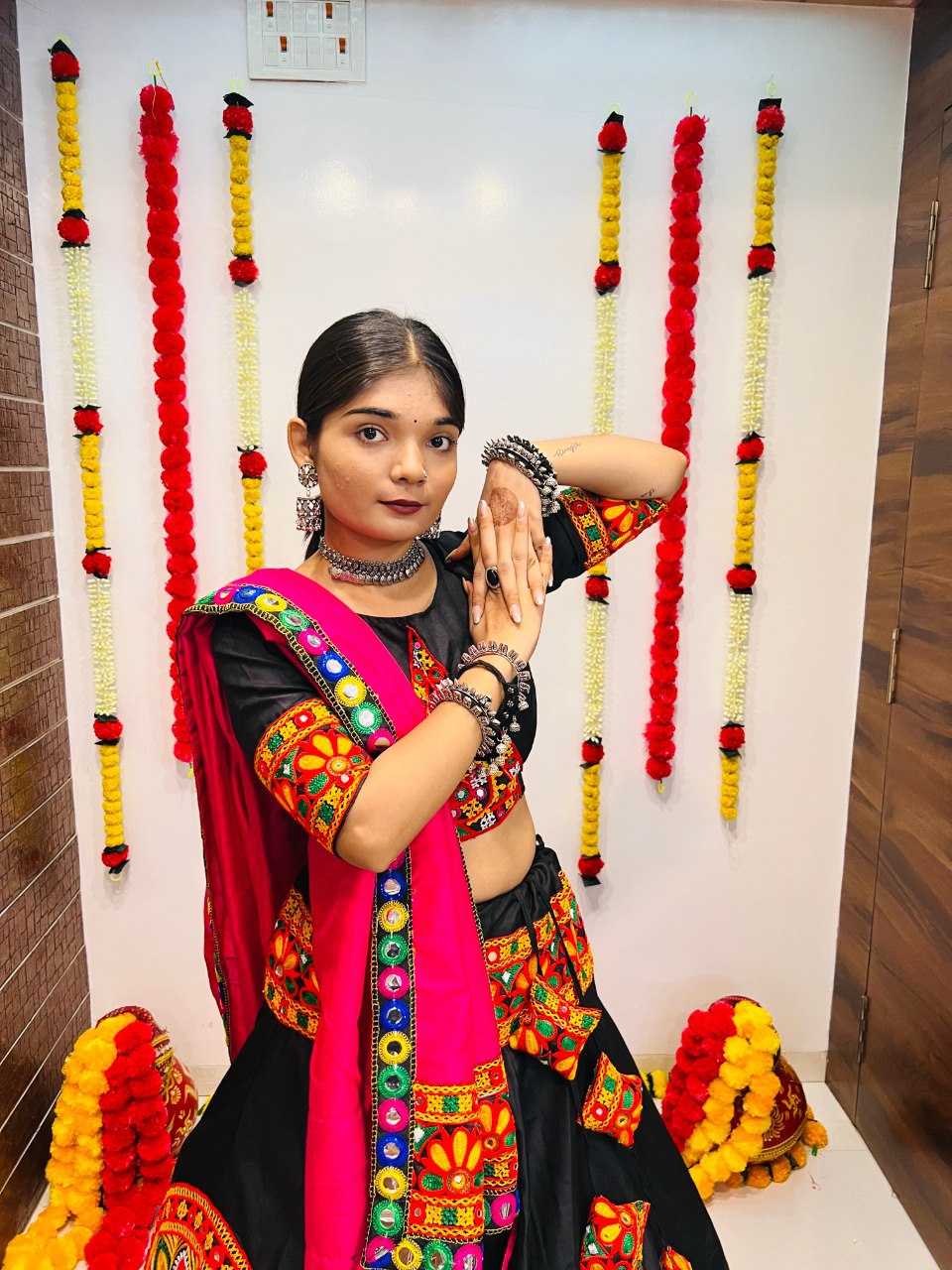 Ynf Pure Cotton RIN227 7049 Lehengas Festive Collections Wholesale Fancy Lehenga Traditional Lehenga Navratri Chaniya Choli Manufacturer
