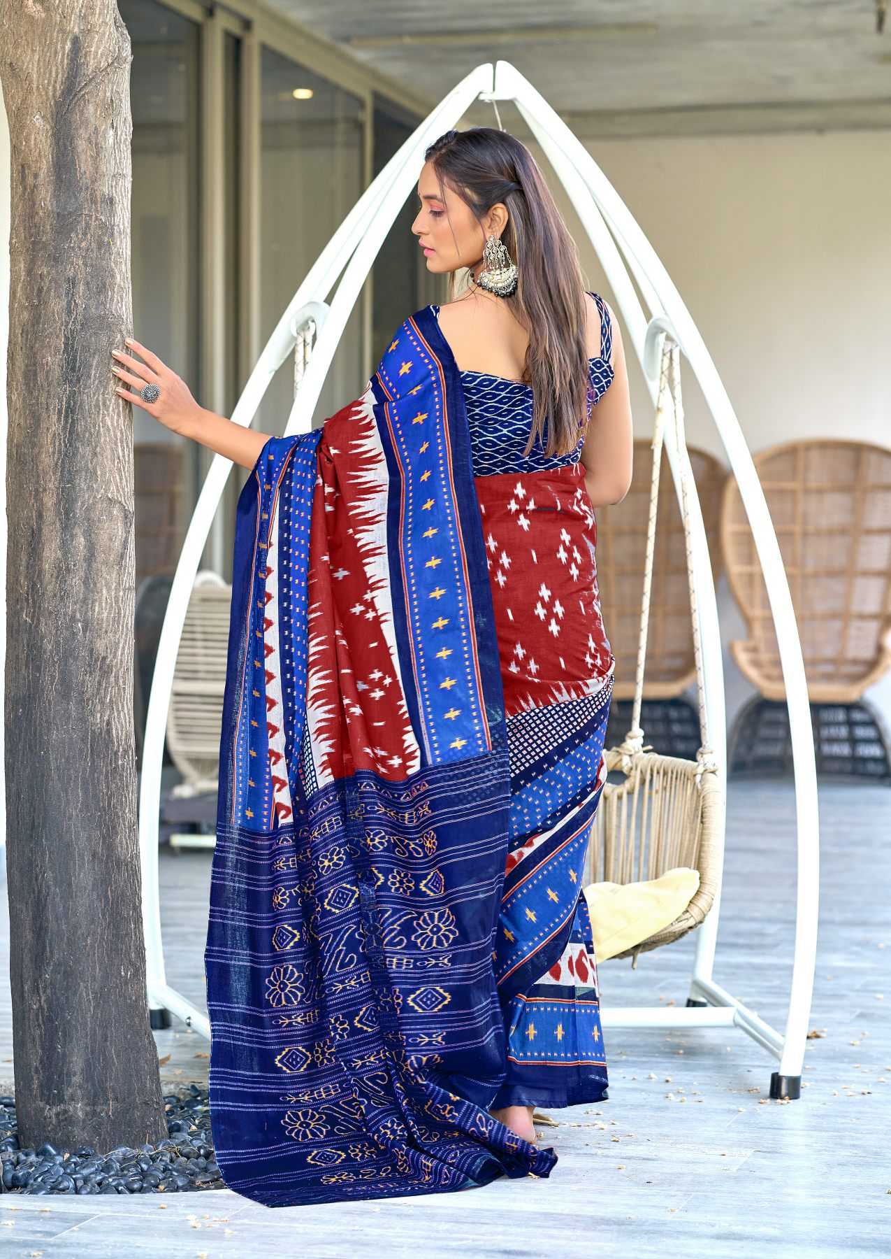 Ynf Pure Cotton RIN229 MAYTRI Sarees Wholesale Printed Cotton Saree Cotton Sarees Mulmul Cotton Sarees Manufacturer