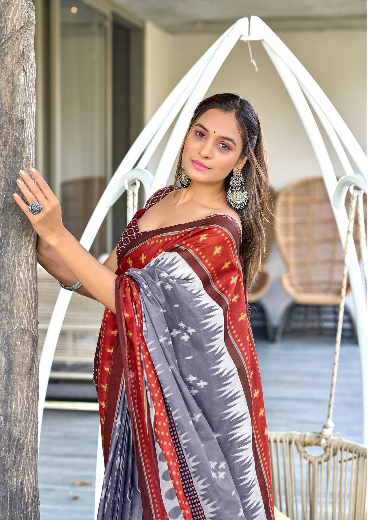 Ynf Pure Cotton RIN229 MAYTRI Sarees Wholesale Printed Cotton Saree Cotton Sarees Mulmul Cotton Sarees Manufacturer