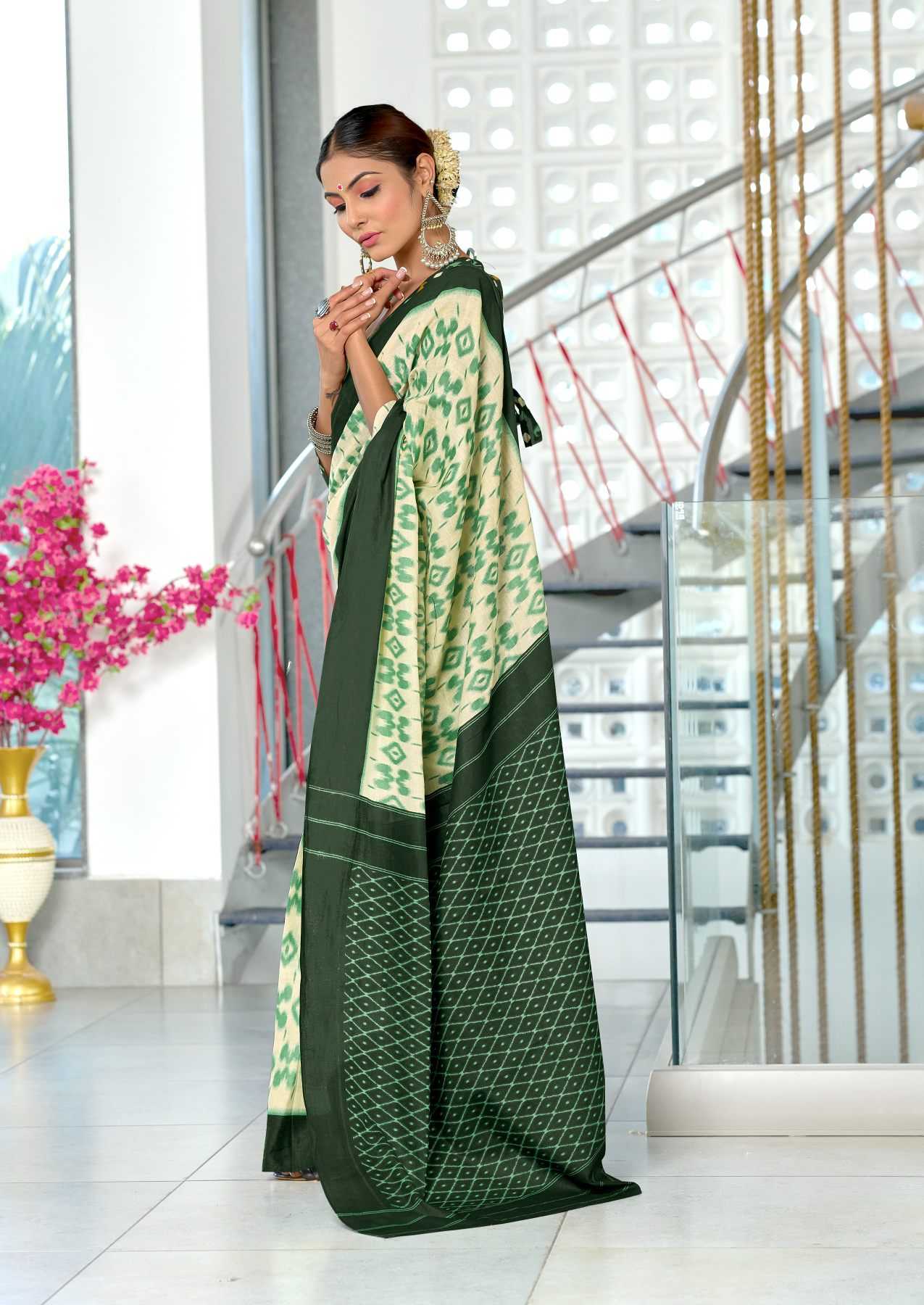 Ynf Pure Cotton RIN229 PARIBHASHA Sarees Wholesale Printed Cotton Saree Cotton Sarees Mulmul Cotton Sarees Manufacturer
